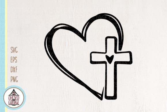 Download Open Heart with Cross - Open Collection