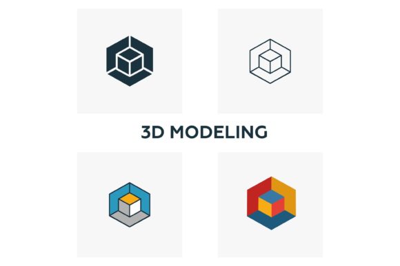Download 3D Modeling Icon Set - Premium Bundle